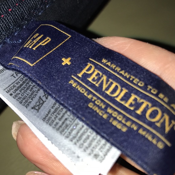 PRICE FIRM! NWOT. Pendleton for Gap Plaid Wool/Cotton/Poly Tote. Pristine! - Picture 9 of 12